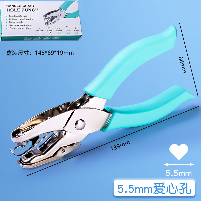 Punzonadora astronómica al por mayor pequeña perforadora de archivos de un solo orificio de metal