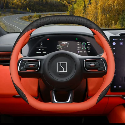 8X/007Gt/009, Handlebar Cover, Steering wheel cover - black-orange-set-type-ultra-thin-model-default