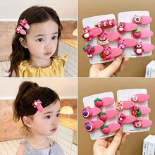可爱小女孩爱心发夹头饰儿童发饰女童碎发刘海小夹子公主发韩版