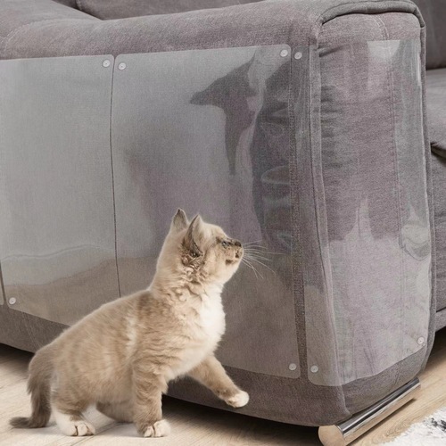 Self-adhesive cat scratch pad for sofa, strong and hair-resistant, cat scratch wall corner furniture protector sticker