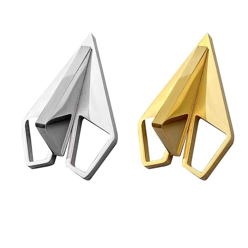 Simple Style Paper Airplane Stainless Steel Plating Unisex Brooches display picture 4