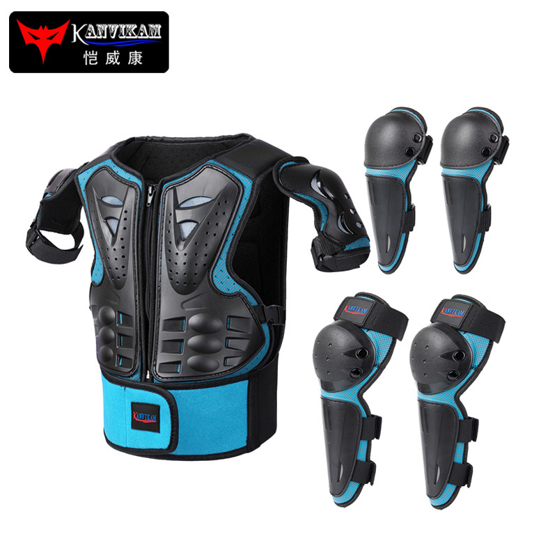 Ropa de armadura de motocicleta, chaleco de ciclismo al aire libre para niños, espalda todoterreno de caballero, protección de motocicleta, ropa de armadura para niños