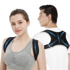 男性と女性のための矯正ベルト、大人用の目に見えない肩開き矯正ベルト、背中と肩のネックベルト、調節可能な座り姿勢矯正ベルト