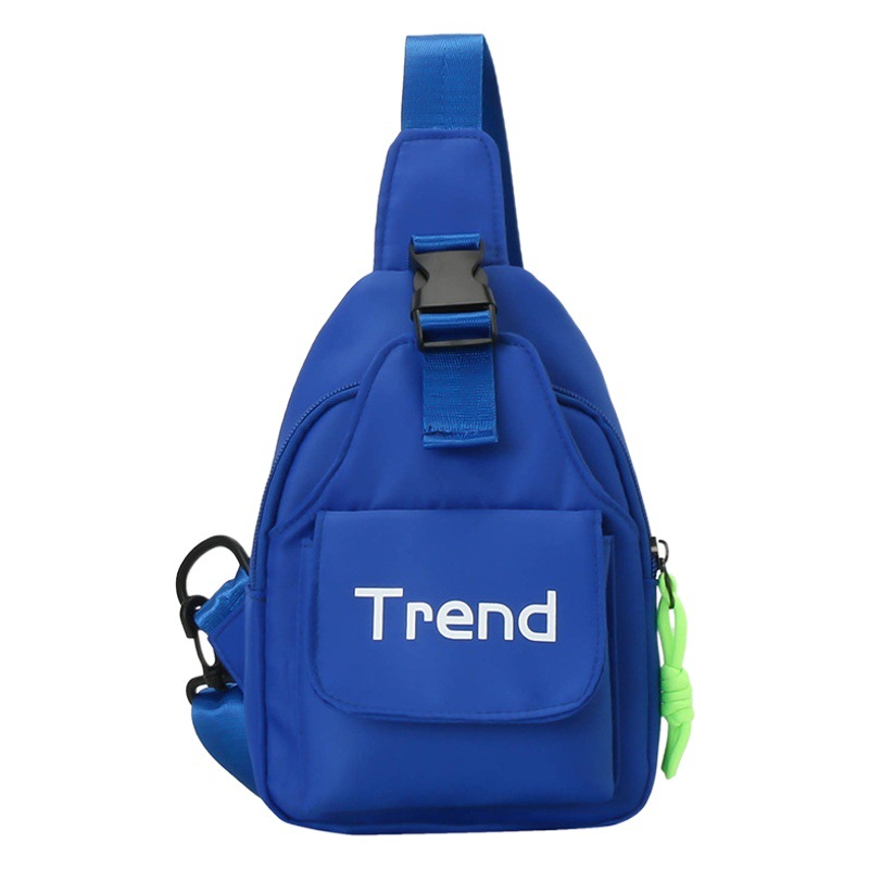 INS Internet celebridad bolso de los niños letras de moda niños y niñas de moda fresco monedero kindergarten niños fuera de lona bolsa de pecho
