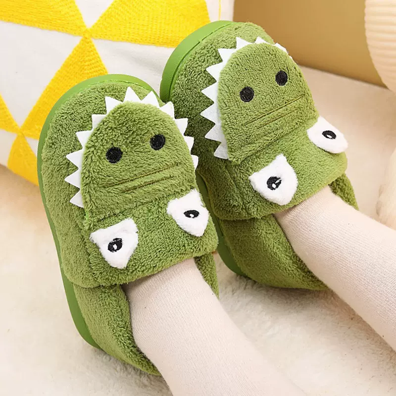 儿童棉拖鞋包跟新款男女童毛毛鞋幼儿园室内鞋跨境儿童冬季拖鞋