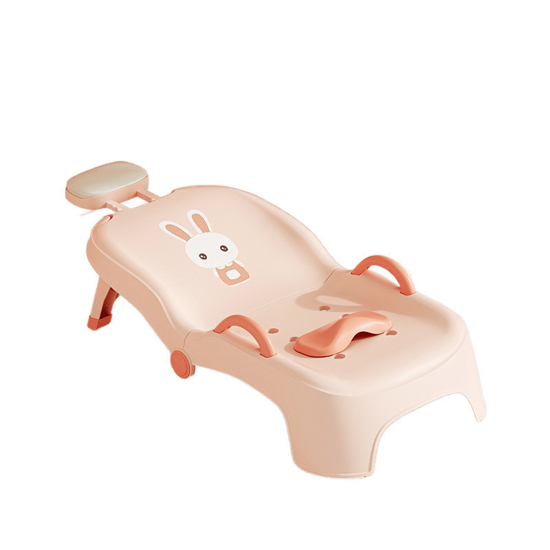 Silla de baño de cabello plegable para bebés lavabo de cabello doméstico para niñas lavabo de cabello para bebés