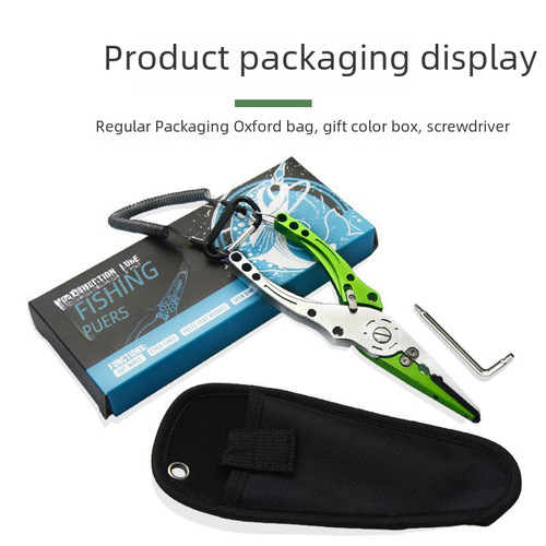 Spinning Reel Anti-Corrosion Anti-Rust Long-Tip Tungsten Carbide Fishing Line Cutter Lure Open-Loop Hook Removal Tool Fishing Specific Multi-Function Clamp