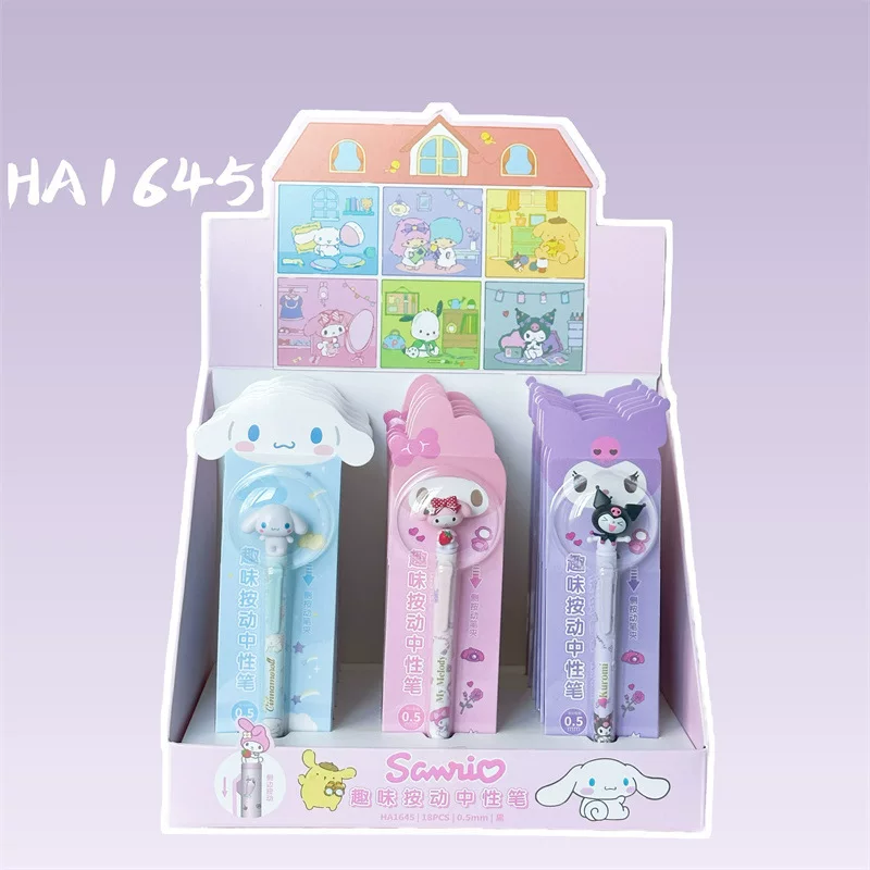 Появляется новый Sanrio серия смешной гель-ручка для карандаша, карикатура, учебник специальная ручка, чёрная слепая коробка водяная ручка