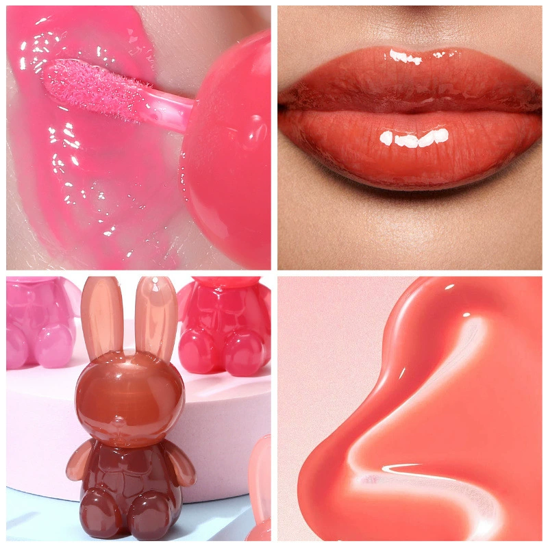 Moisturizing lip gloss, lip balm, mirror effect, 6 colors, plump lips effect, (Cross-border trading), intense hydration