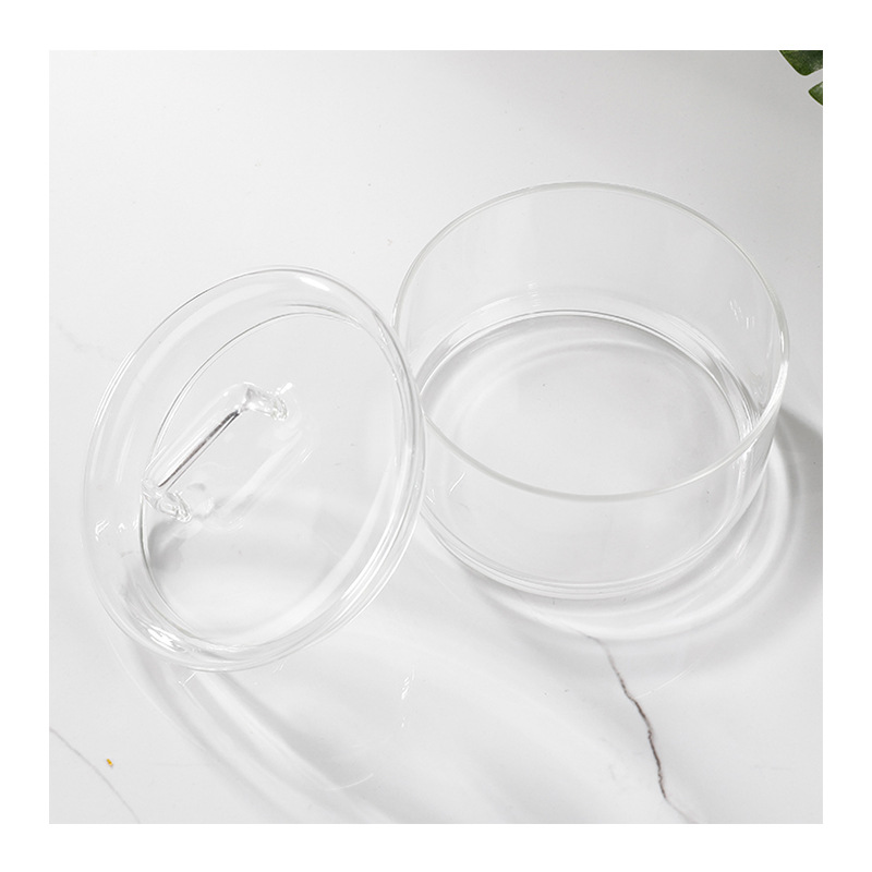 Tapa de silicona tarro de almacenamiento tarro de vidrio de borosilicato de múltiples capas tarro de almacenamiento tazón de fuente de embalaje