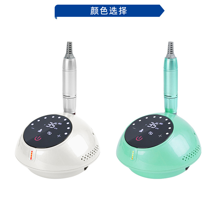JIMDOA cepillo de carbono personalizado transfronterizo máquina de pulido de uñas pantalla LCD herramienta automática de pulido de uñas