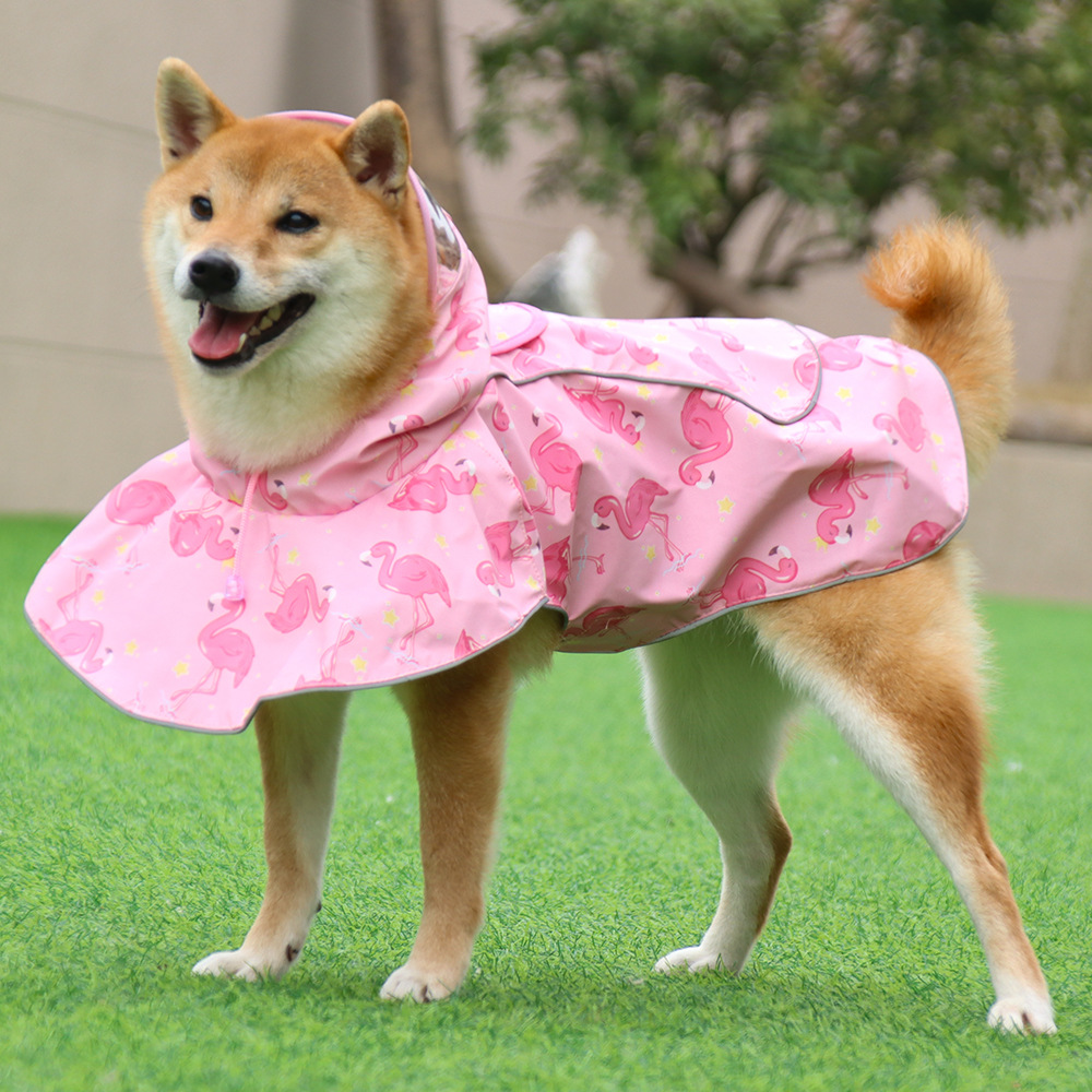 Waterproof Reflective Dog Raincoat