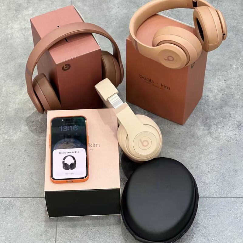 Kim Head-Mounted Pop-Up Wireless Bluetooth Headset Recording Engineer Headset Foldable Storage Bag Studio Pro Noise Reduction