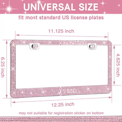 stylish, US standard license plate frame – License plate holder/license plate holder