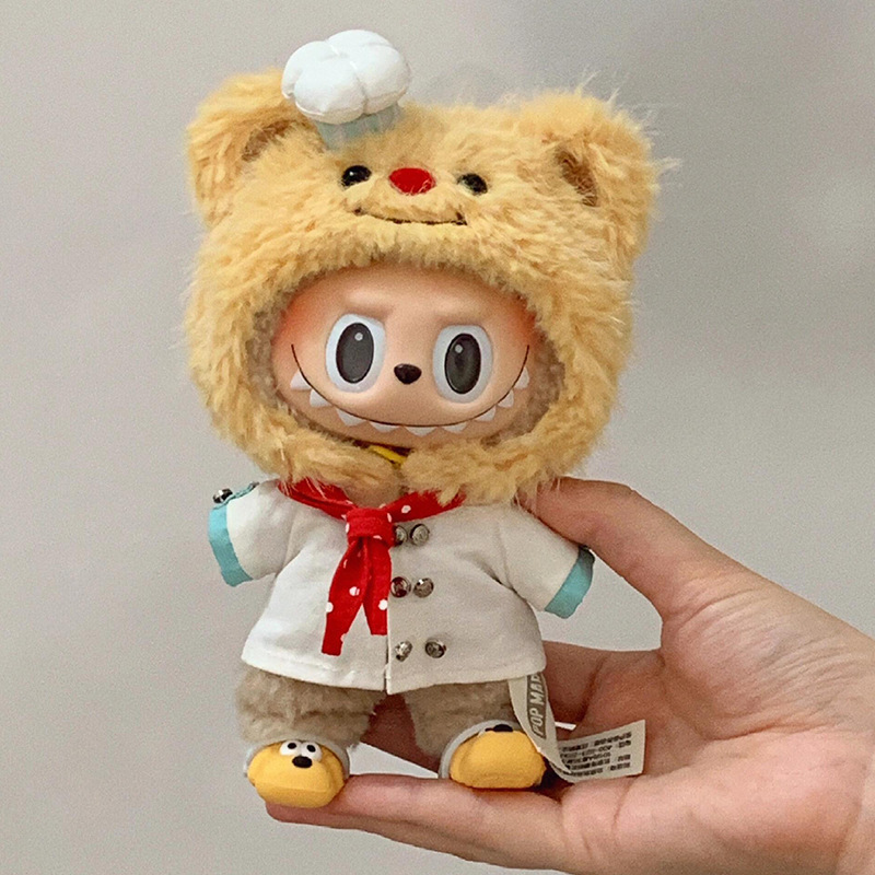 手工原创拉布布labubu娃衣套装马卡龙一代二代着替17厘米玩偶衣服|undefined