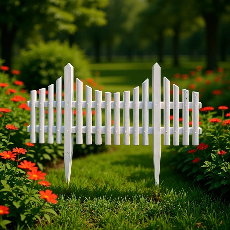 Рождественские украшения могут сшить белый вставка пластиковый забор забор забор двор садовый забор оптом