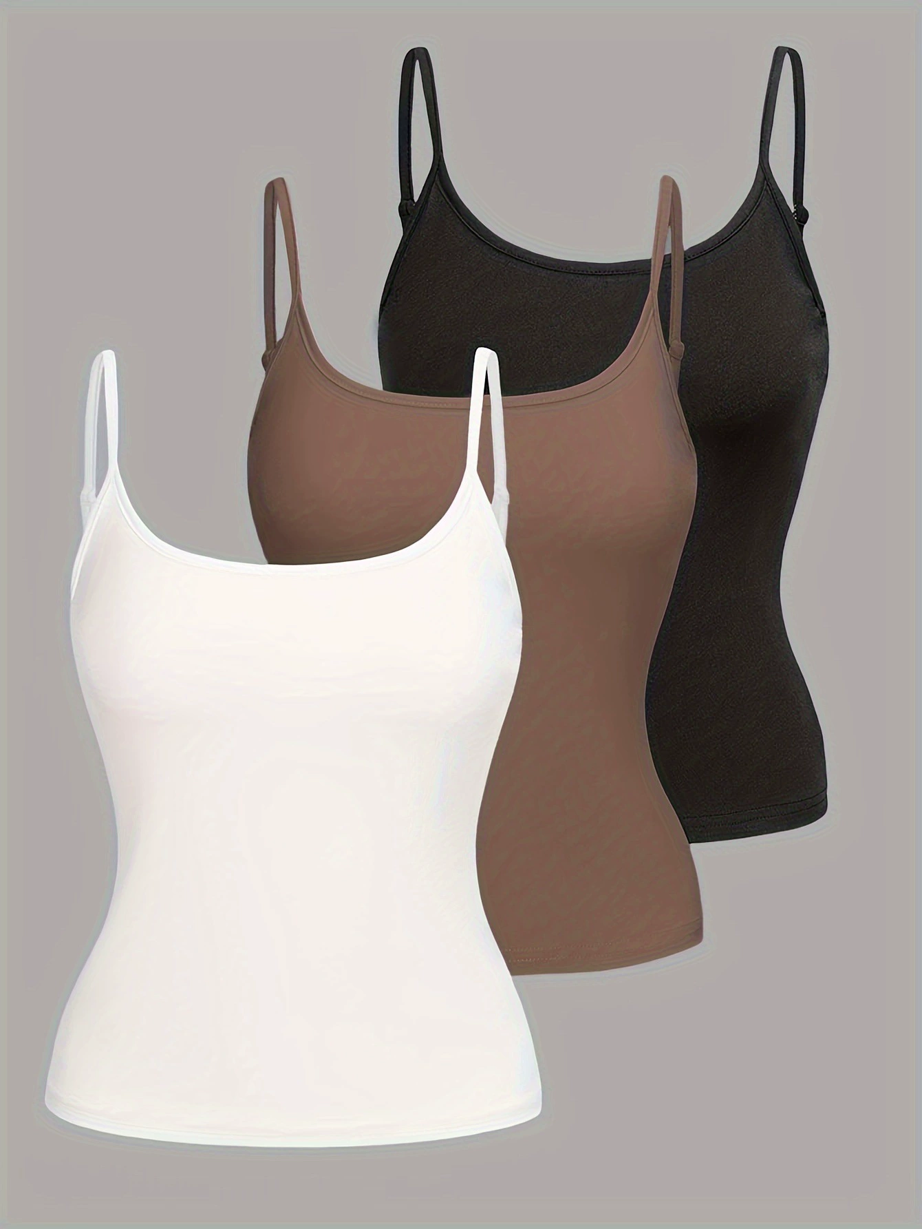 2025 трансграничный новый европейский и американский однотонный комплект из 3 предметов: майка, универсальный круглый вырез, туфли на шпильке