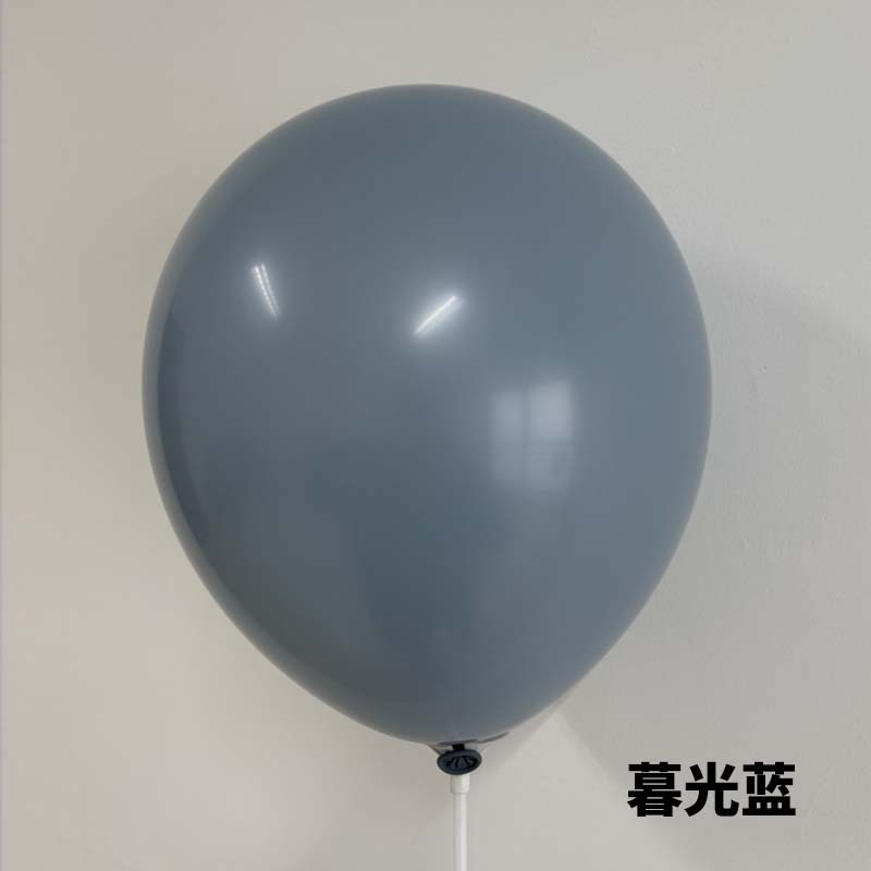 2.2g Globo grueso de 10 pulgadas Decoración de fiesta de cumpleaños Globo mate Decoración de boda Globo de látex retro