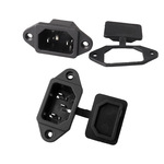 电动车充电口保护盖电瓶车方孔座充电口防尘塞插座防水防尘配件