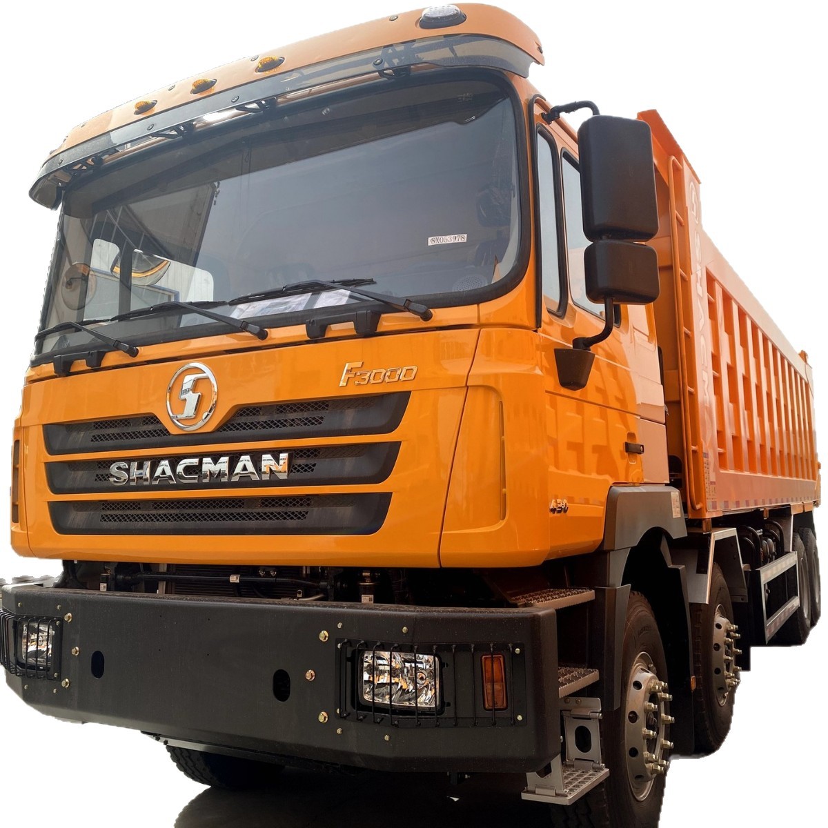Used Delong Dump Trucks Exported to Africa, Eight-Wheel Transport Dump Trucks, Used Cargo Trucks, Engineering Vehicles
