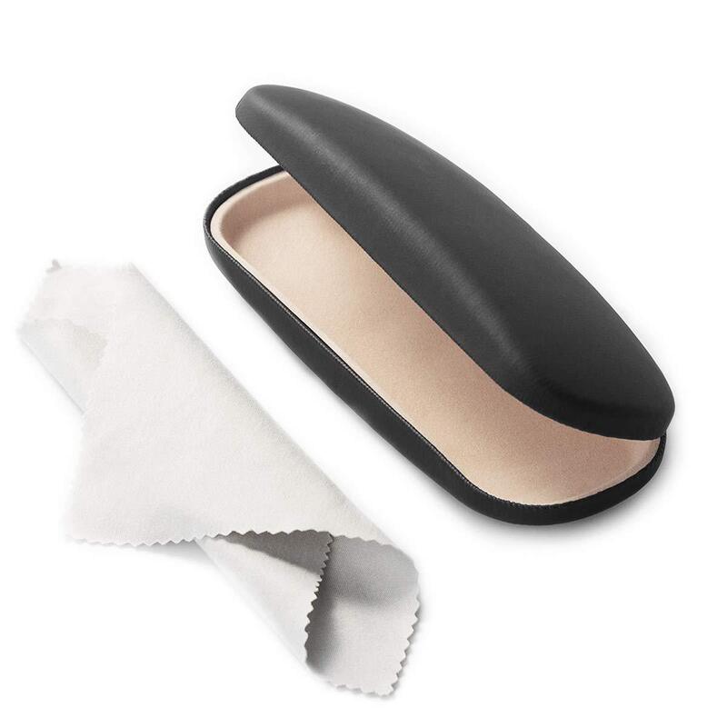 Neutral Hard Shell Glasses Case Computer Glasses Protective Cover Soft Protective Lining Shell Sturdy Lightweight Easy to Carry