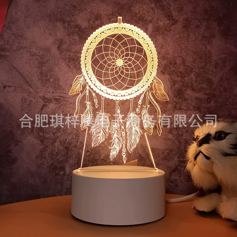 Ins Creative warm soft light bedside Creative Night Light Decoration Music Ack Lights 3D Night Light Wholesale