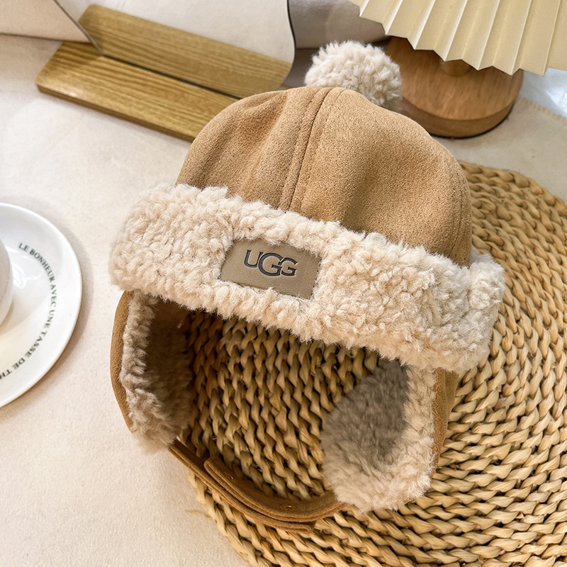 Winter children's hat, earmuffs for men and women