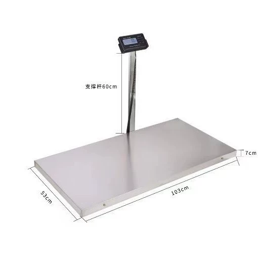 500kg нержавеющая сталь противоскользящая полоска с опорой большой электронный вес для домашних животных