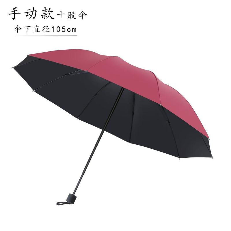 24骨全自动雨伞商务折叠遮阳防晒伞三者晴雨两用折叠伞广告伞|undefined