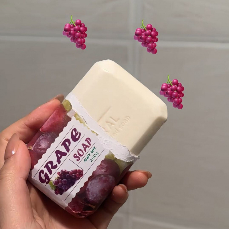 悦利佳水果味香皂水蜜桃味香皂葡萄味沐浴皂洗脸洗手洁面全身可用|undefined