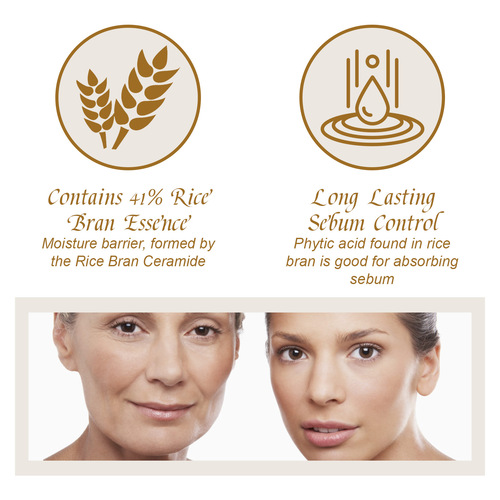 EELHOE Rice Powder Cream Deeply Hydrates, Nourishes, Repairs Skin Barrier, Fades Age Spots, Whitens, and Evens Skin Tone.