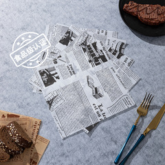 Baking hamburger oil paper, thickened kitchen oven absorbent commercial steamer paper air fryer paper plate anti-oil silicone paper