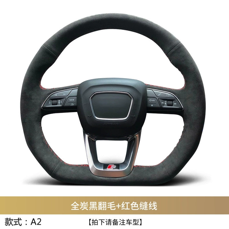 Чехол на руль с ручной строчкой из меха, подходит для BMW 3 серии, серия X1, X3, 320i/x520/x6/5-й/3-й серии