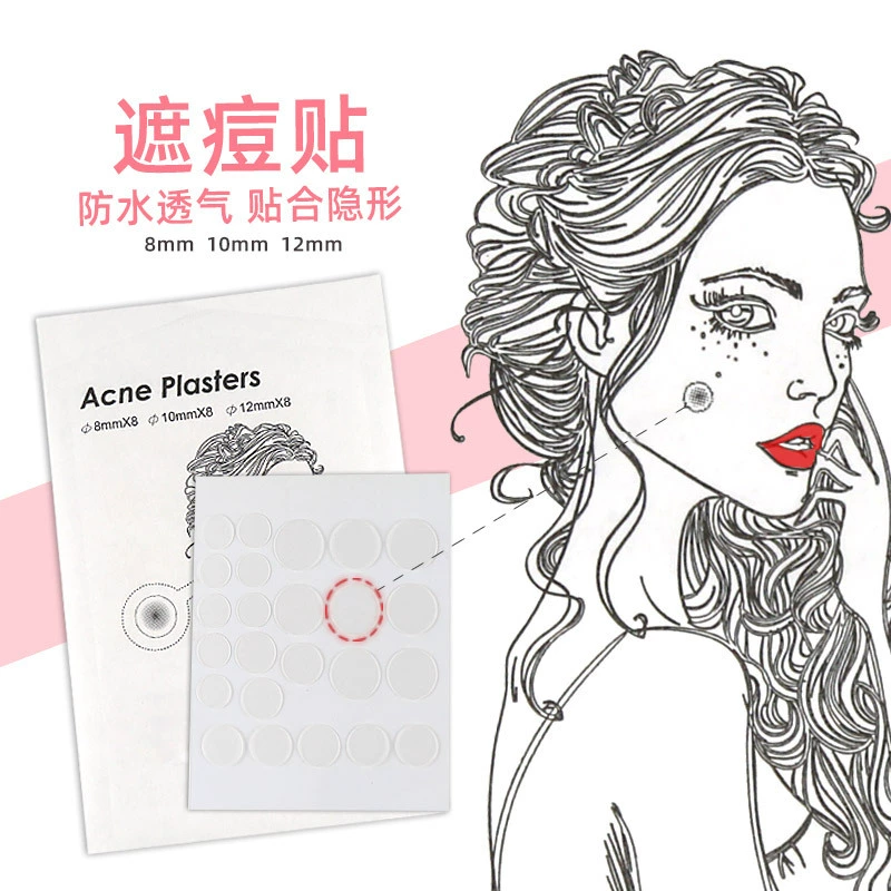 Невидимые пластыри-корректоры для следов от прыщей, 24 штуки, прозрачные гидроколлоидные невидимые пластыри-корректоры для прыщей, 36 пластырей