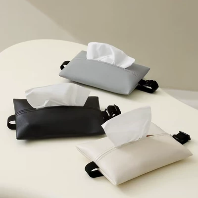 Leather Tissue Box, Leather Car tissue box/set