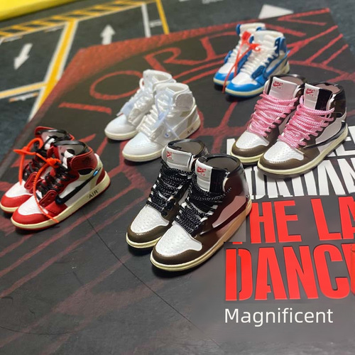Gourmet Mini 3D AJ Model Shoes Car Decoration Creative Ornament Basketball Shoes Figure Shelf Decor Gift
