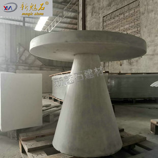 Casual and Modern Landscape Table and Stools, Industrial Style Hotel and B&B Concrete Coffee Table, Internet Celebrity Store Cement Table