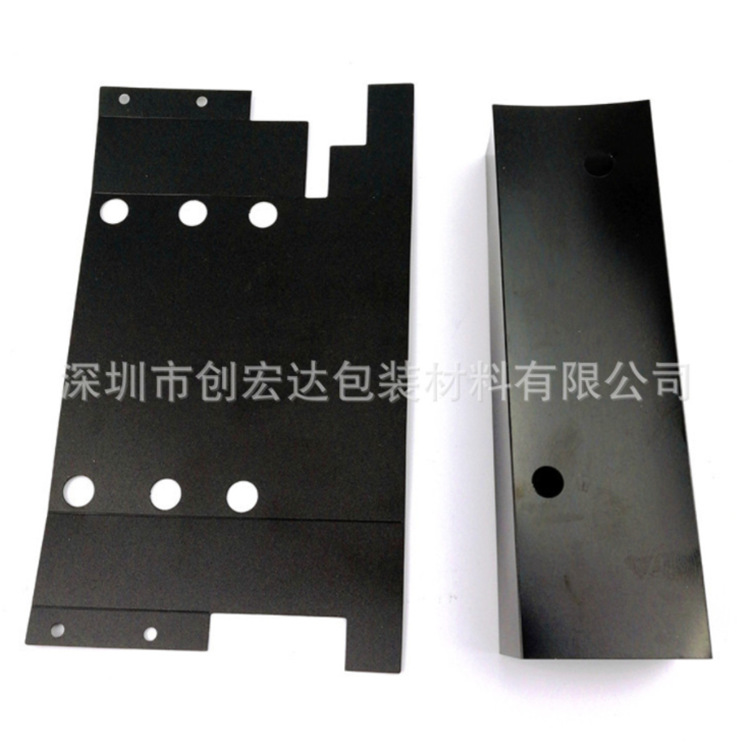 黑色电源PC麦拉绝缘片PET麦拉片阻燃耐高温PVC电子电 器异型垫片