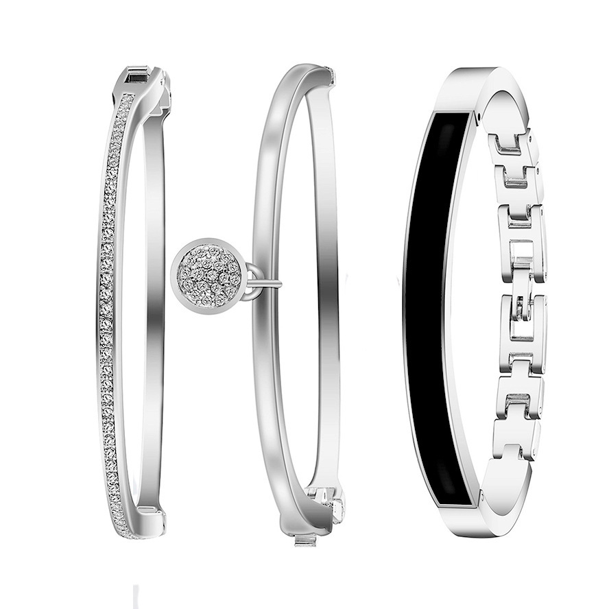 bracelet epoxy bracelet rhinestone pendant bracelet_voghion.com