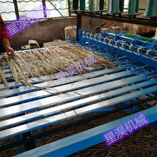 多用途草帘编织机 草坪保温草苫子编织机 大棚保温草帘