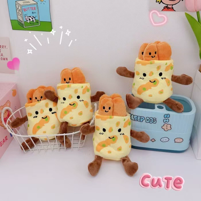 Симпатичный интернет-красный для гурманов Тяньцзинь Блинчики Фруктовые подвески плюшевые игрушки кукла сумка-брелок кукла