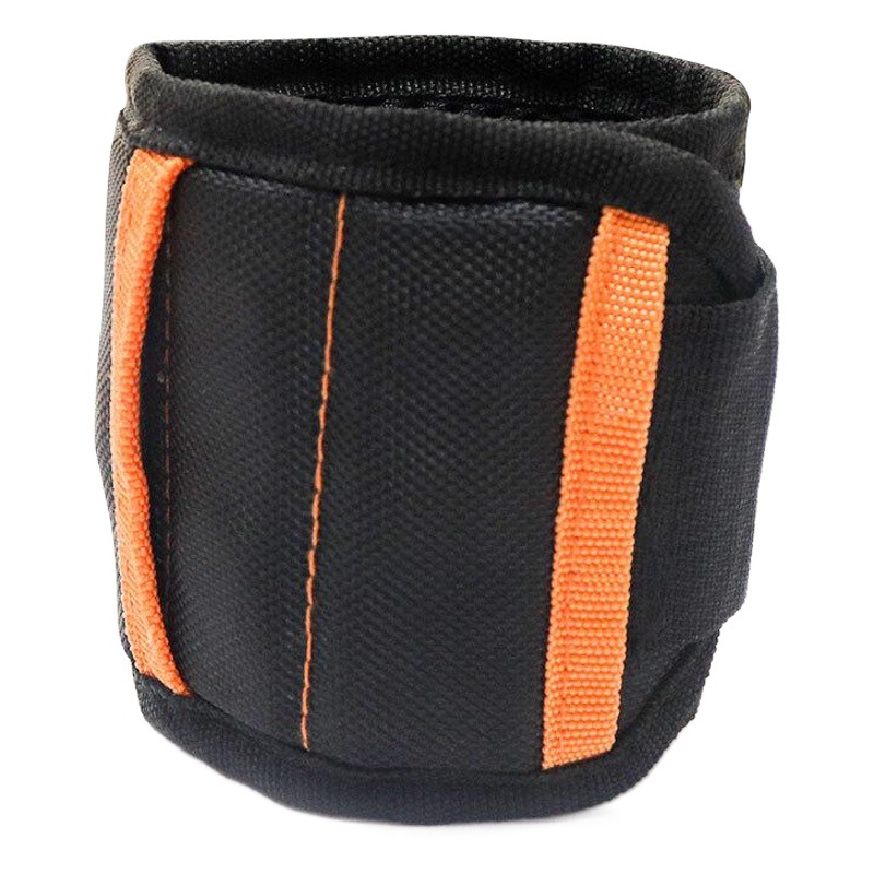 Venta caliente de la fábrica de bolsillo pulsera magnética herramienta de almacenamiento tornillo adsorción recogida electricista velcro correa para la muñeca