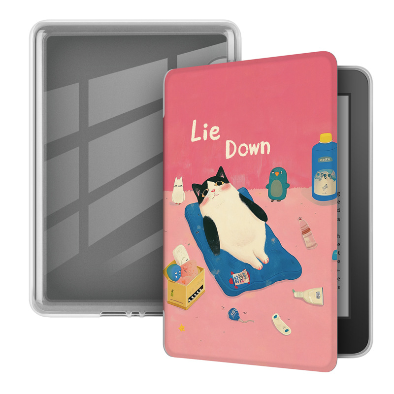 Aplicable kindle paperwhite6543 acrílico pintado funda protectora 658/558 funda protectora transparente
