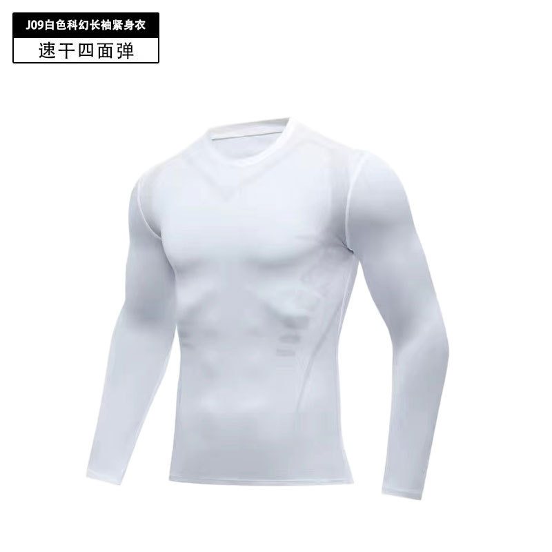 J09 화이트 바디 SF 긴팔