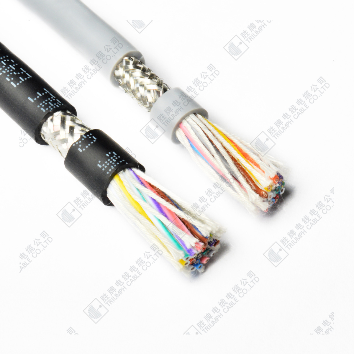 胜牌现货高柔拖链2587*8*0.75mm采用0.08TS精细铜丝 shield