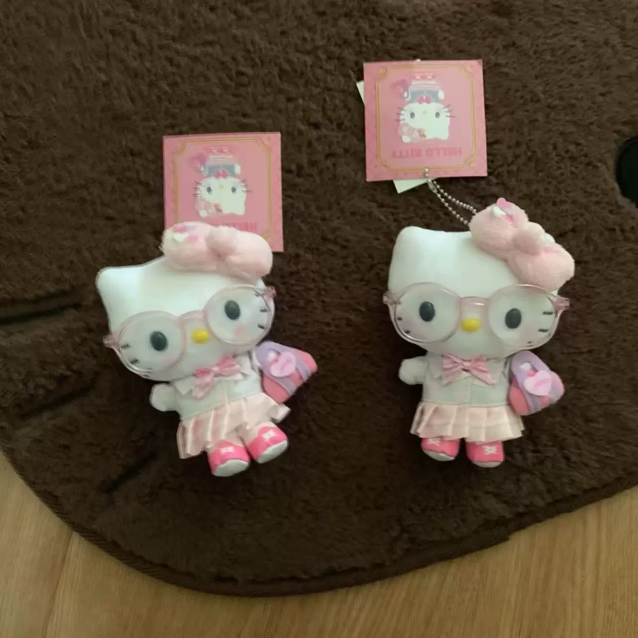 Hello Kitty, Hello Kitty, оригинальный классический рюкзак, мультяшная милая подвеска, плюшевый брелок, кукла