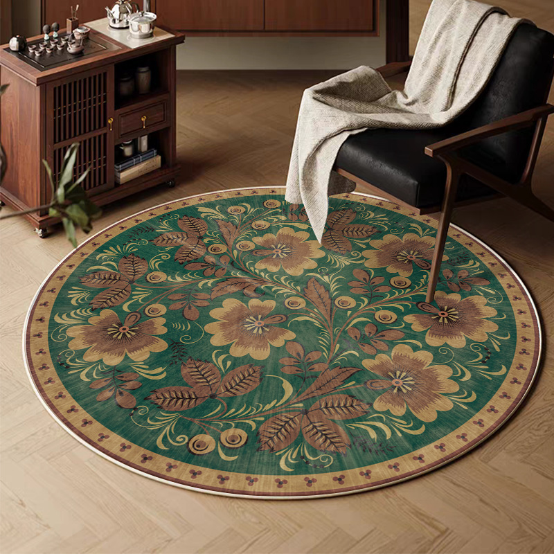 Alfombra de cachemira retro transfronteriza sala de estar sofá mantas de mesa de té mantas domésticas resistentes a la suciedad y al desgaste mantas de cama de dormitorio