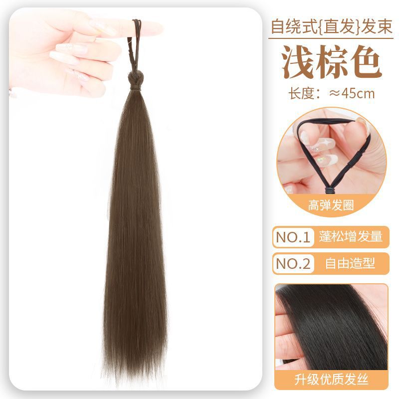 Pelota de pelo de torcedura trenzado dispositivo de trenzado para aumentar el volumen de cabello de cabello de alta elegancia brotes de cabello de oro de sensación