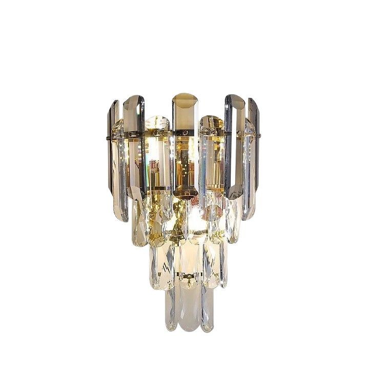 De alta gama de luz de lujo sala de estar lámpara de pared de cristal moderno minimalista sofá TV lámpara de pared de fondo dormitorio mesita de noche comedor lámparas