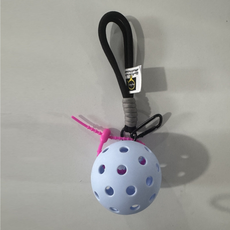 연한 파란색 + 검정색 끈 (일반 공 7.4cm)